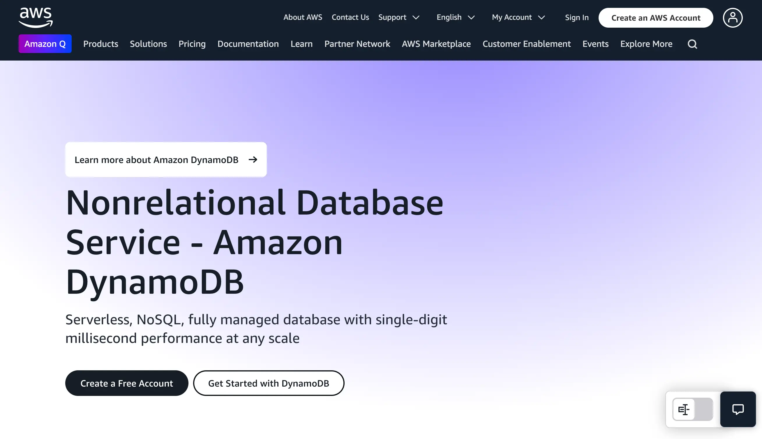 dynamodb